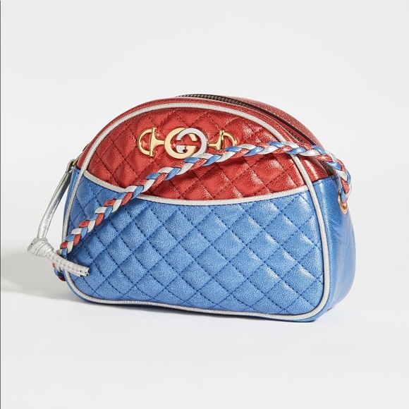 Gucci Trapuntata Horse-bit Crossbody Camera Bag - Picture 1 of 5